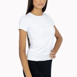 Camiseta Feminina Decote Careca Manga Curta